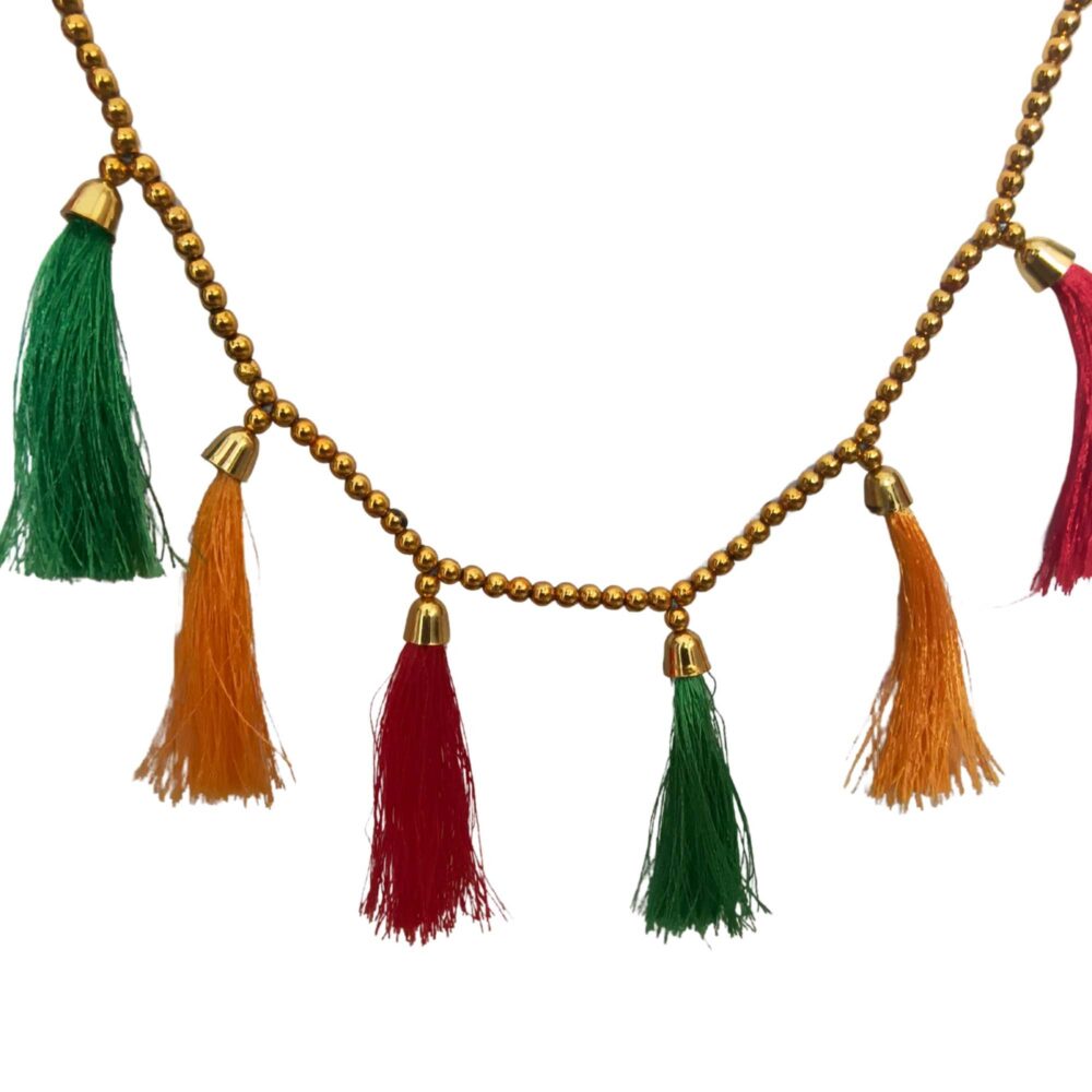 2 Set | Traditional Indian Tassel Toran | Handmade Ethnic Door Hanging for Puja & Weddings - Image 3
