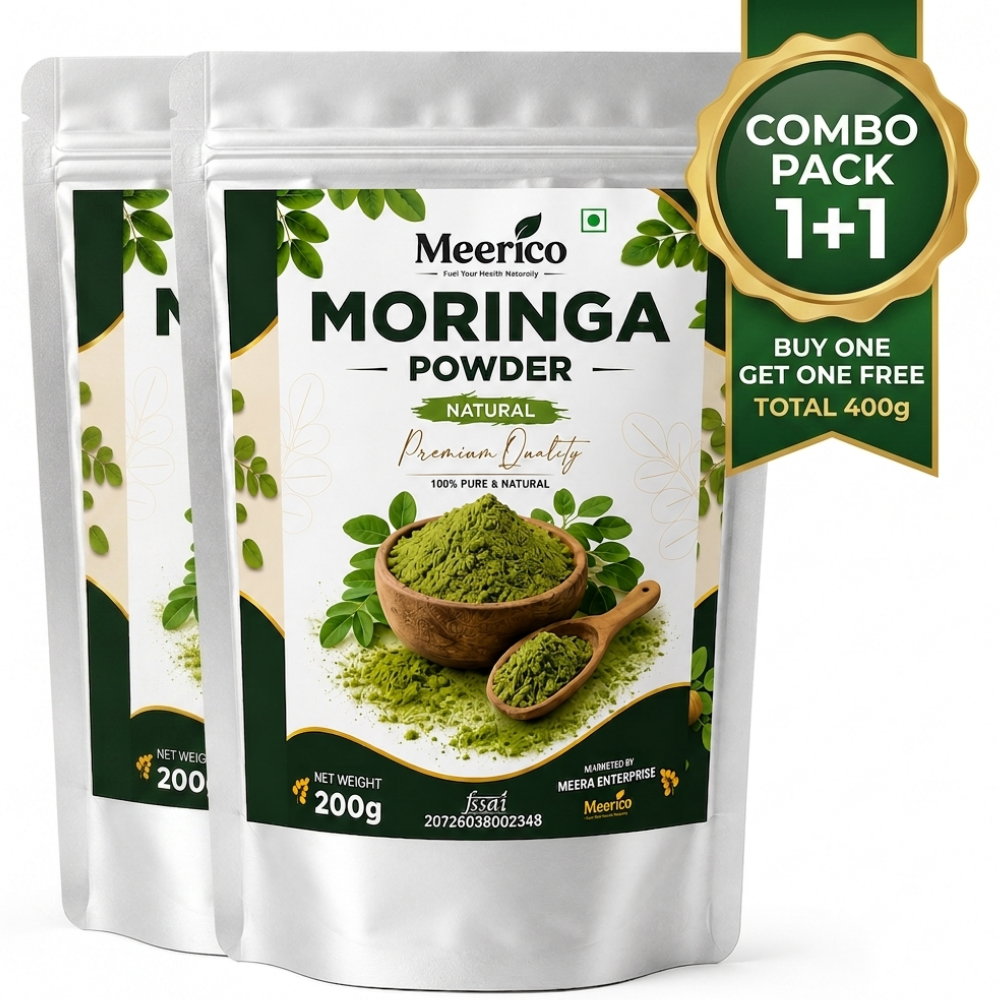Buy Meerico Moringa Leaf Powder Combo 1+1