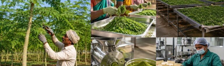 How Moringa is Harvested