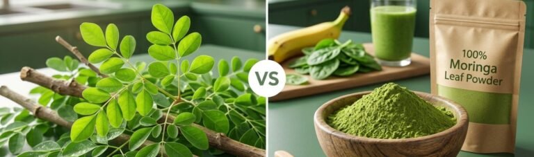 Moringa Leaves vs Powder