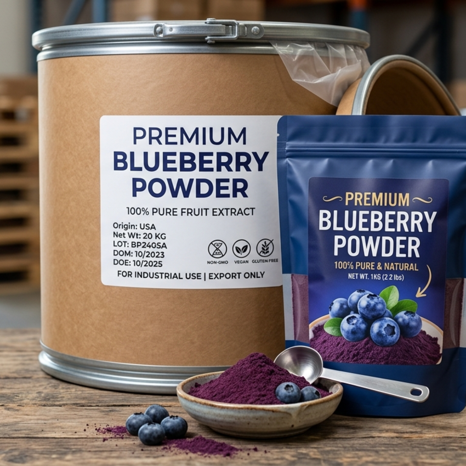 Exporter of Blueberry Powder