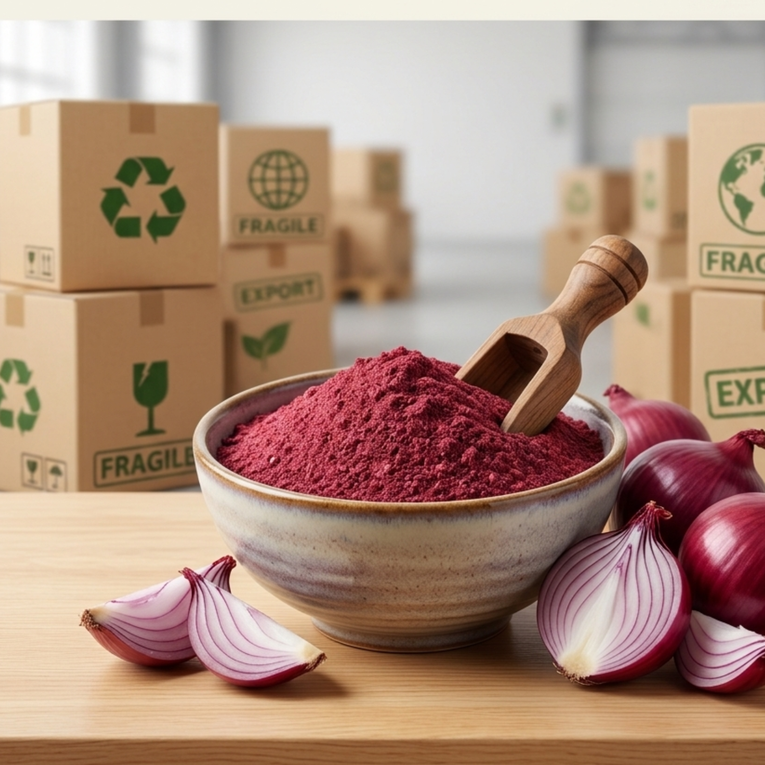 Red Onion Powder Exporter from India